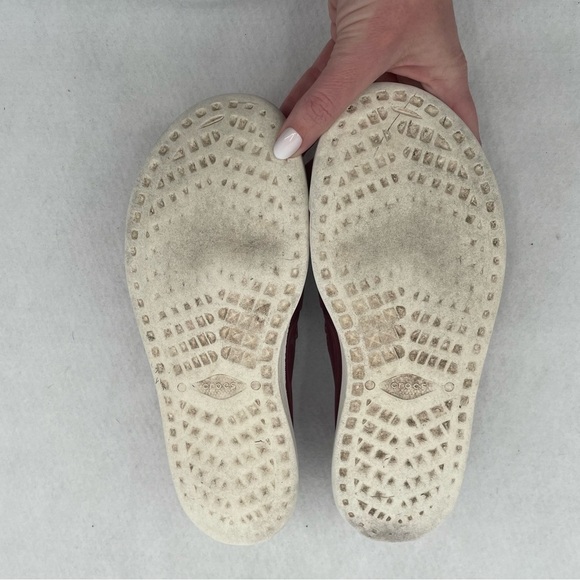 CROCS Women’s Citibank Roka Slip-On Loafer Water shoe Maroon size: 10 - Picture 7 of 12